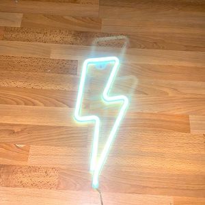 Lightning Bolt LED Light Decoration